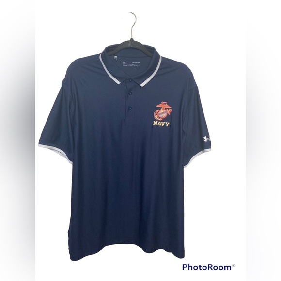 Under Armour Other - Navy Under Armour blue short sleeve polo shirt. XL